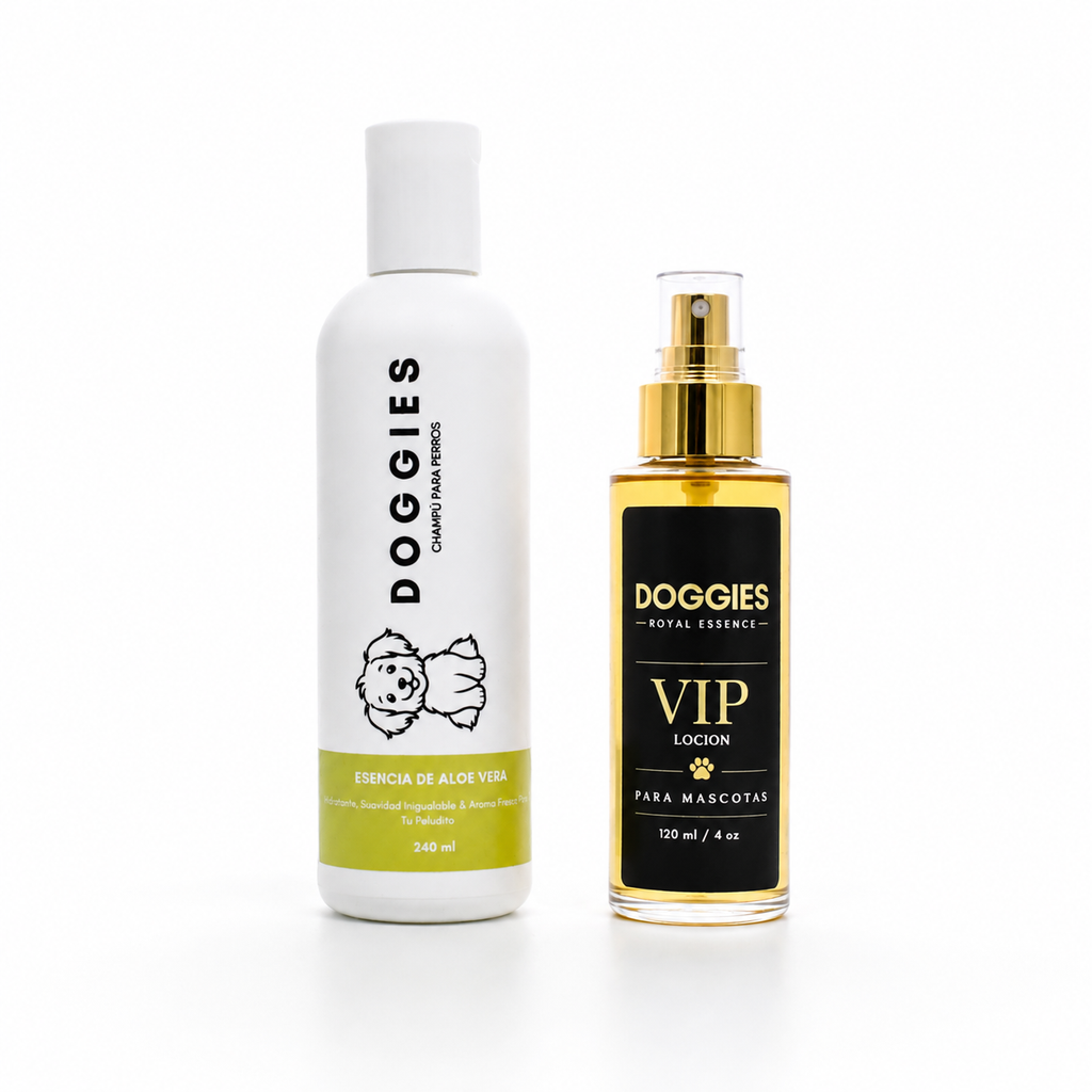 Kit Shampoo Y Perfume Para Mascotas Doggies